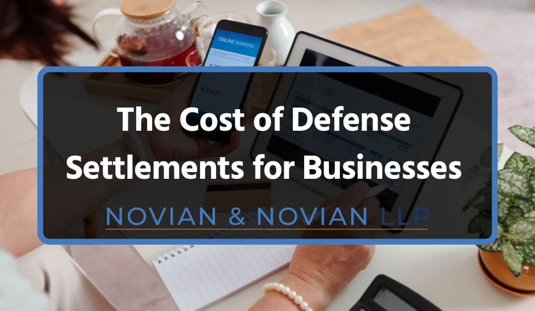 The Cost of Defense Settlements for Businesses