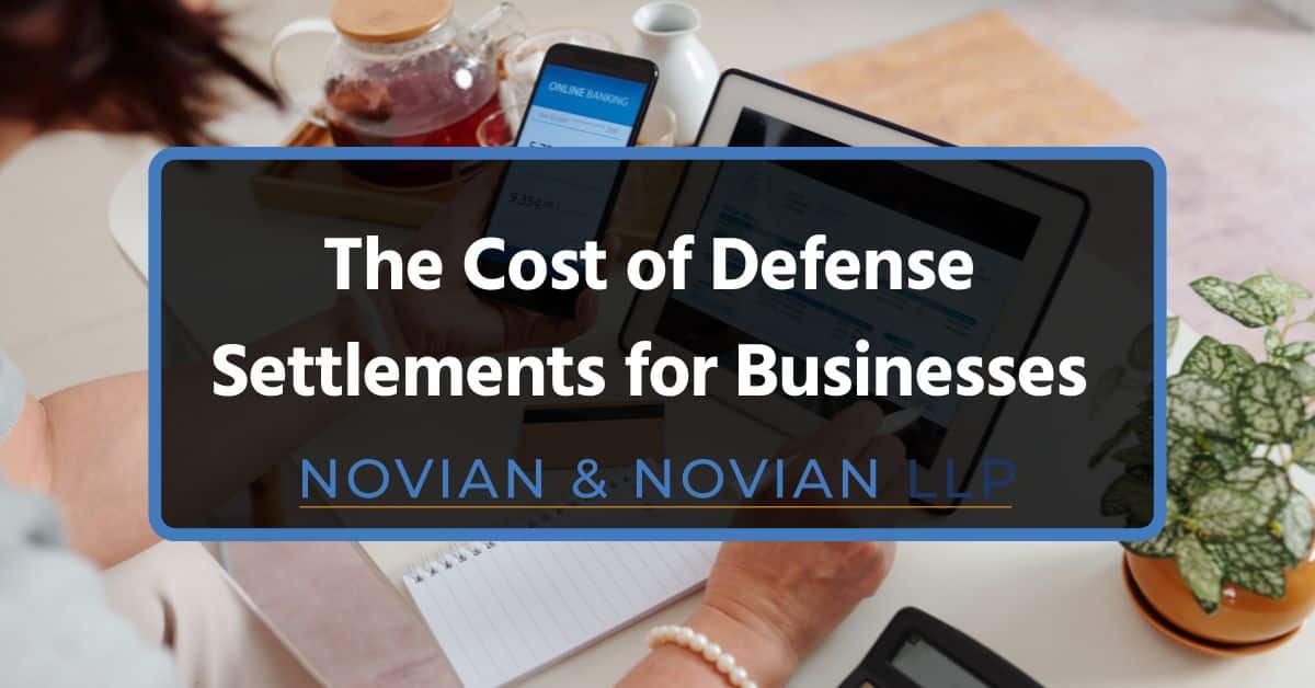 The Cost of Defense Settlements for Businesses