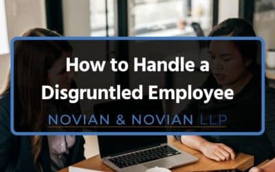 How to Handle a Disgruntled Employee