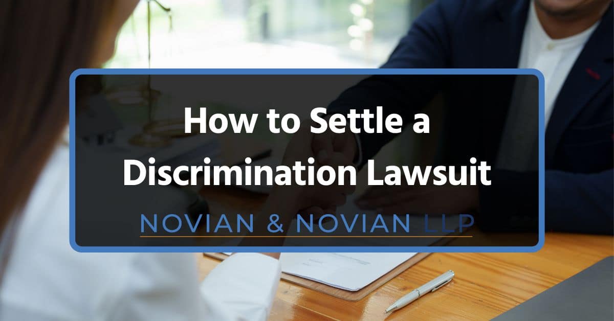 How to settle a discrimination lawsuit