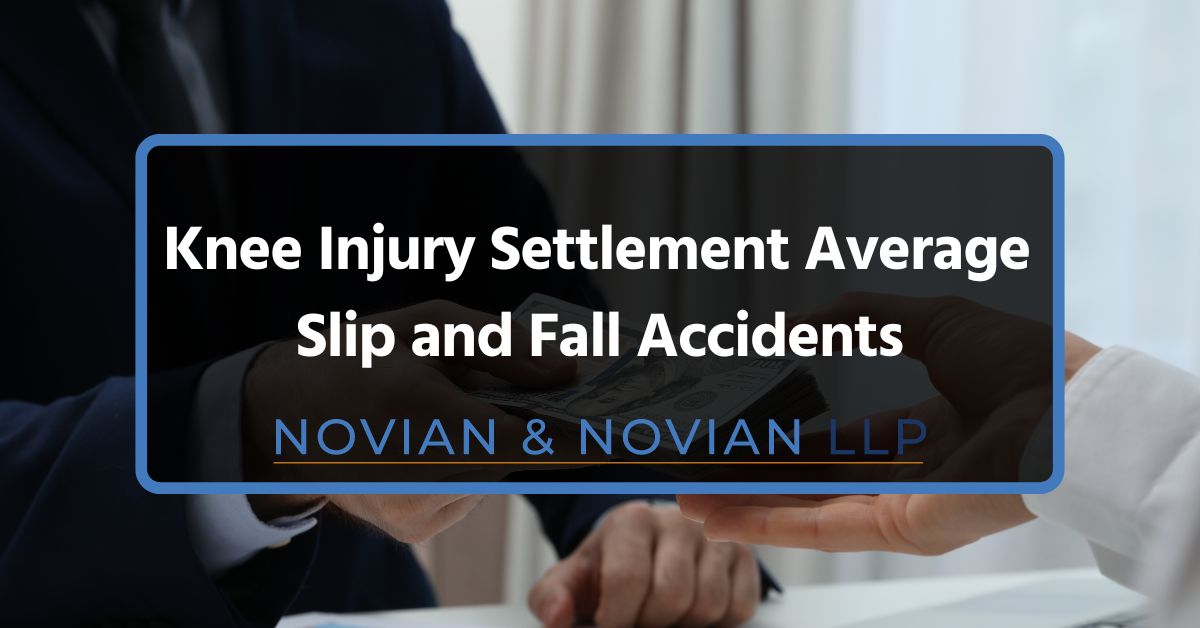 Knee Injury settlement average slip and fall accidents